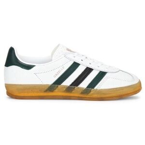 Adidas Originals Gazelle Indoor Sneakers – White & Green – Women’s 9